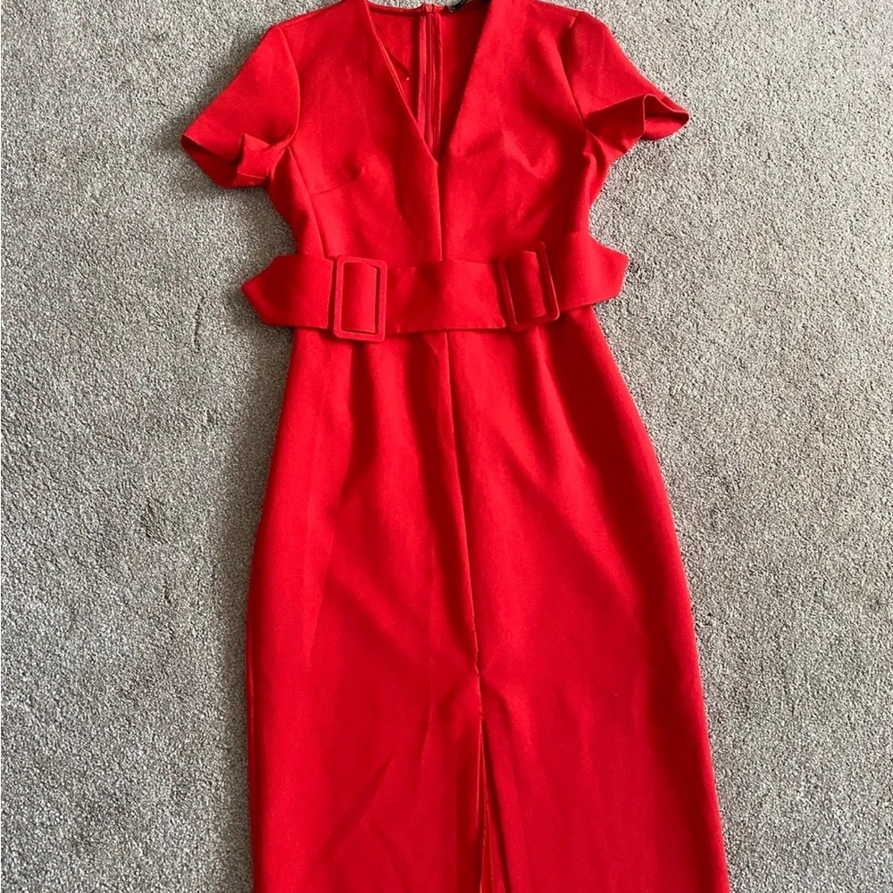 Elegant Red Women's Dress